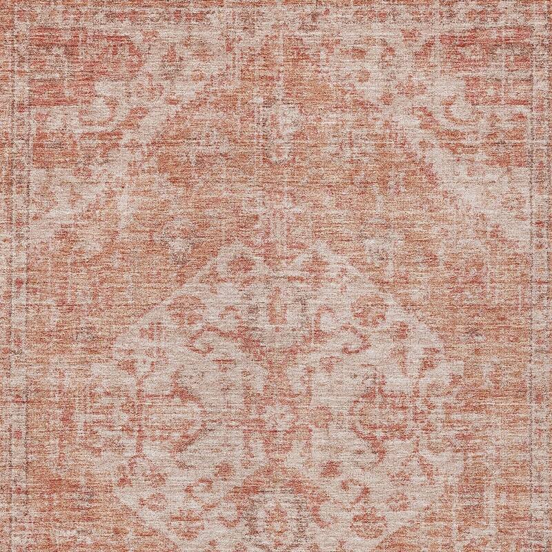 HomeRoots Oriental Traditional Rectangle Outdoor Rug