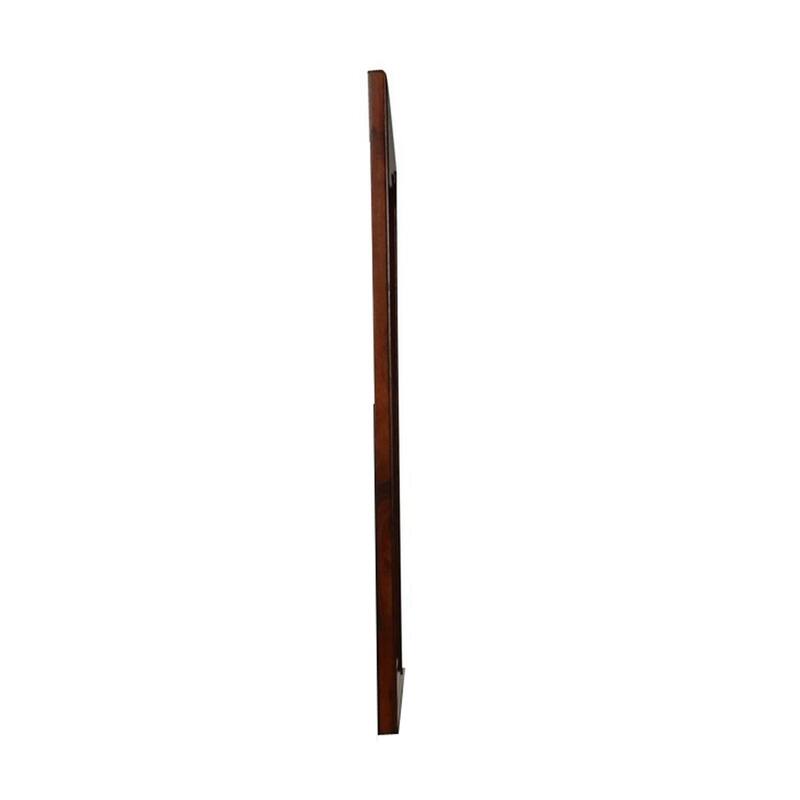 Umi 39 x 39 Dresser Mirror, Molded Design Solid Wood Cherry Square Frame