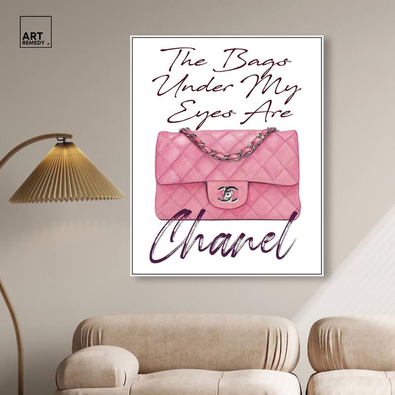 The Bag Under my Eyes Canvas by Art Remedy