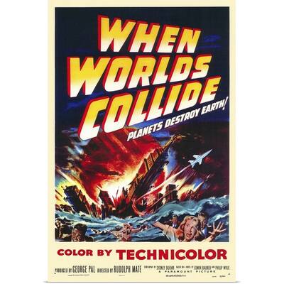 "When Worlds Collide (1951)" Poster Print - Multi