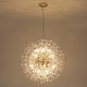 preview thumbnail 34 of 89, 8/9/16-Light Modern Glam Linear Sputnik Globe Pendant Island Light Firework Starburst Crystal Chandelier with Crystal Beads