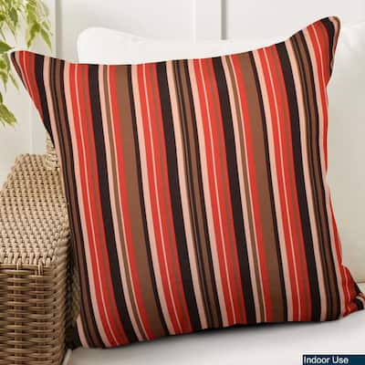 Premium Indoor/Outdoor Throw Pillows with Inserts for Patio Furniture, Chairs, and Indoor Décor |18''X18'' | 12''X20''