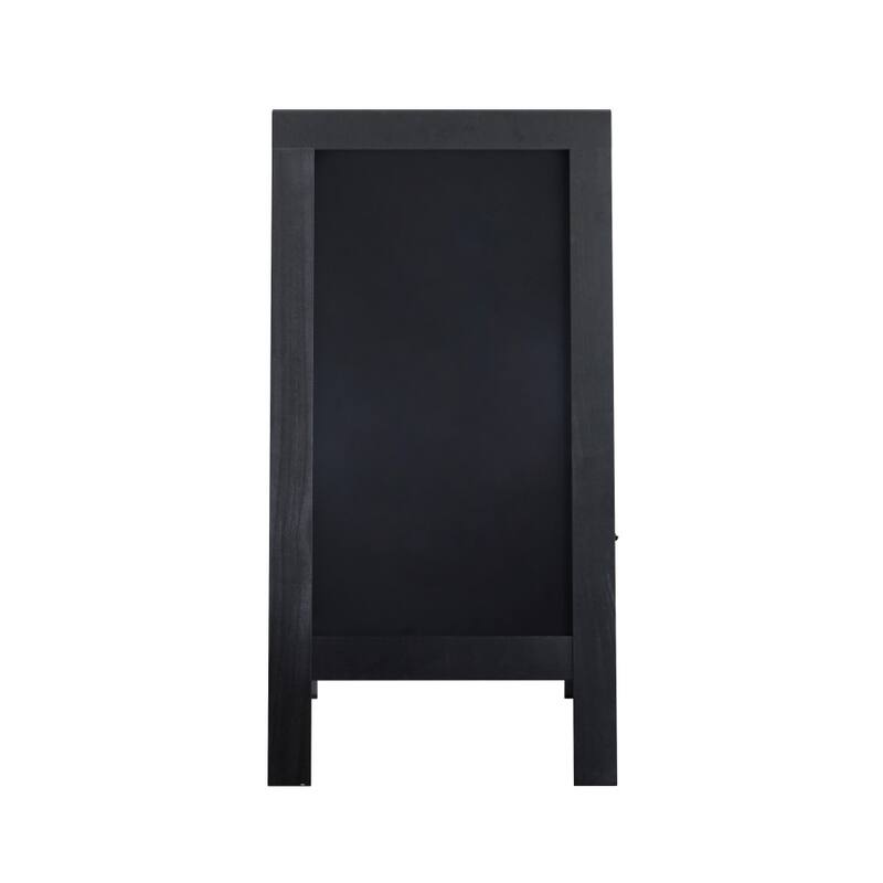 Wood A-Frame Magnetic Chalkboard Set-Markers, Stencils, and Magnets