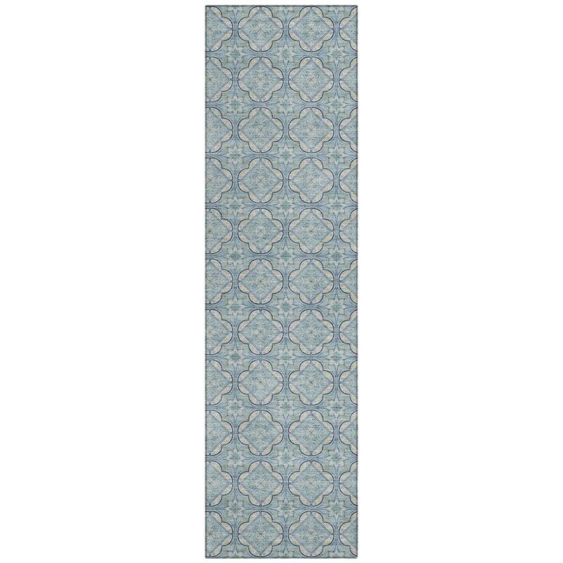 Machine Washable Indoor/ Outdoor Contemporary Granby Chantille Rug