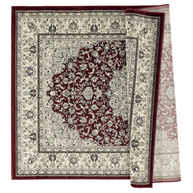 Vaso Collection Traditional Polypropylene Area Rug