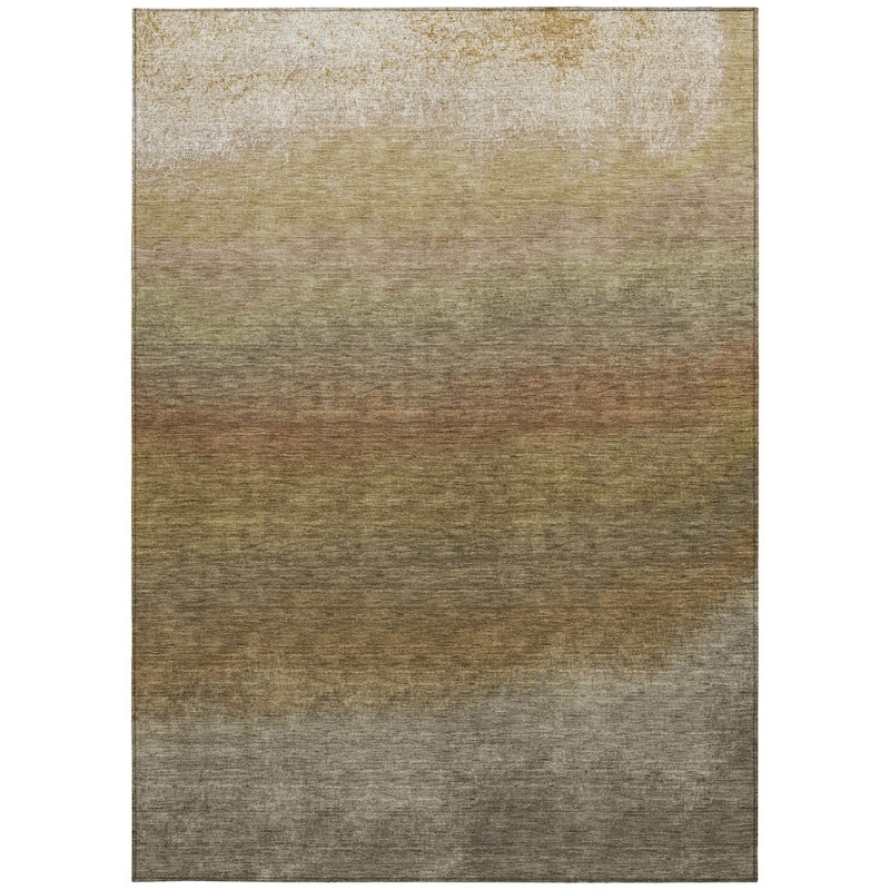 HomeRoots Ombre Transitional Rectangle Outdoor Rug