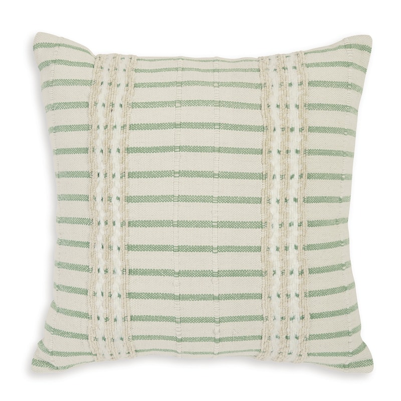 Signature Design by Ashley Rowton White/Green Pillow