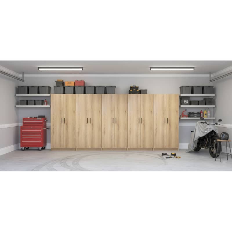 Modex Multi-Purpose Utility Storage Cabinet (5-Piece Set) - W 157.5″ × D 15.7″ × H 70.9″