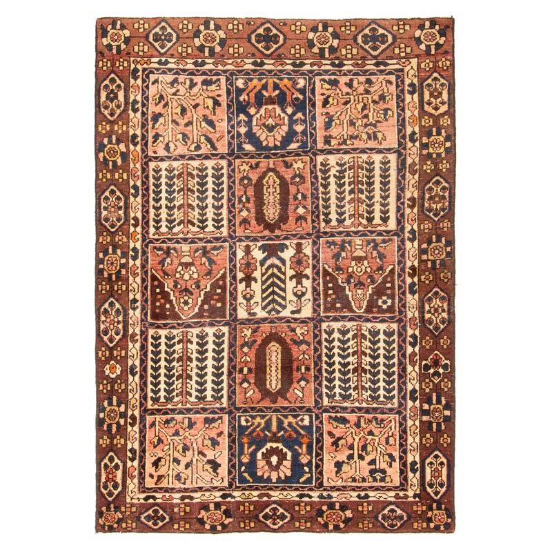ECARPETGALLERY Hand-knotted Kayseri Vintage Copper Wool Rug - 4'5 x 6'5