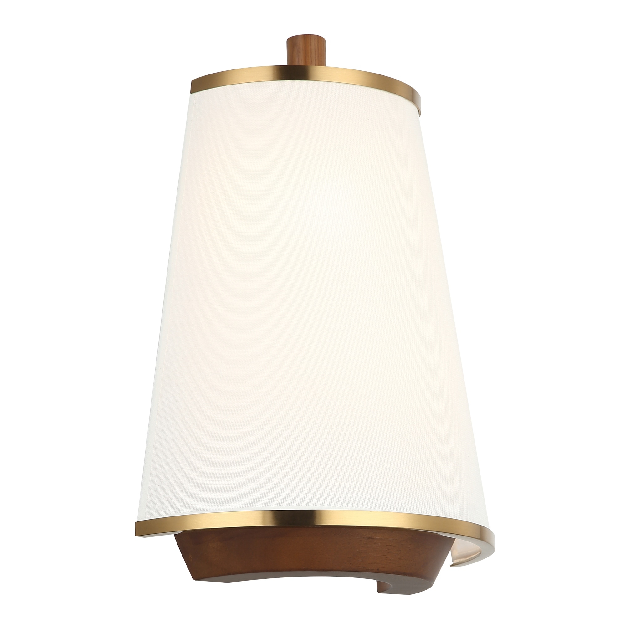 Varaluz Desert Flyer 2-Light Wall Sconce - Satin Brass/Medium Walnut