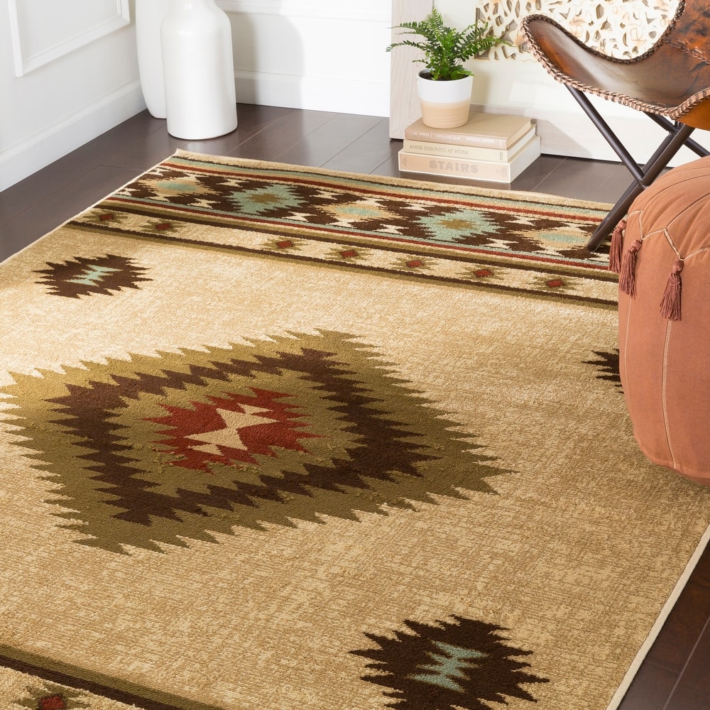Livabliss Nurzhan Southwestern Area Rug
