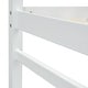 preview thumbnail 16 of 16, Twin Size Kids Bed High Loft Bed with inclined Ladder and Guardrails Kids Furniture, Grey
