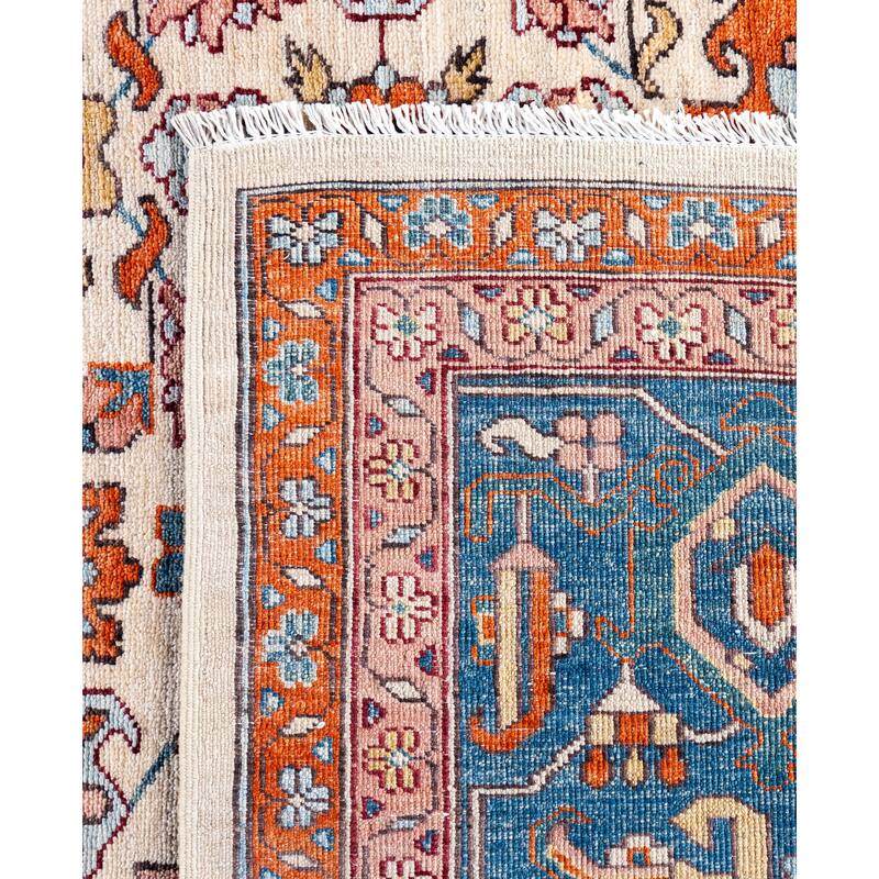 Serapi One-of-a-Kind Hand-Knotted Area Rug - Ivory - 8' 9" x 12' 1"