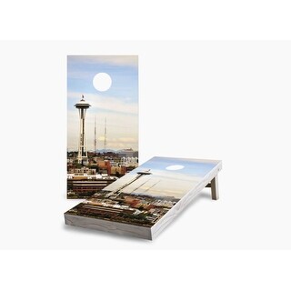 Seattle Cornhole Game (Choose Wraps or Boards)