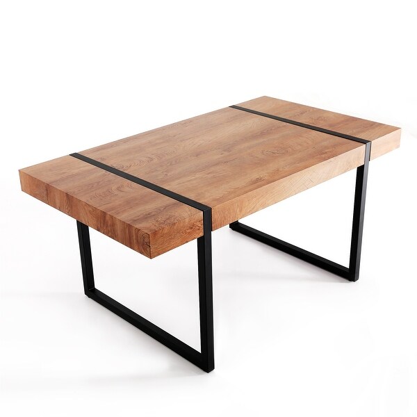 Shop Mcombo Modern Industrial Oversize Dining Table Desk ...