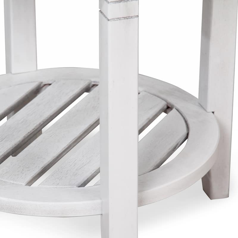 Cambridge Casual Alston Wood Outdoor Side Table