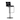 Amalfi Black on Black Steel Barstool