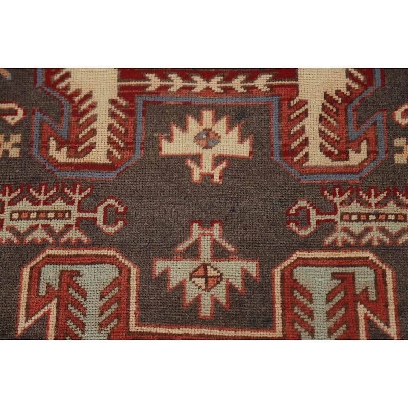 Tribal Ardebil Persian Vintage Runner Rug Handmade Wool Carpet - 2'5" x 9'6"