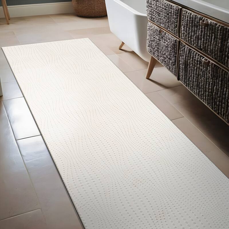 Beverly Rug Serenity Solid Modern Non Slip Soft Indoor Area Rug