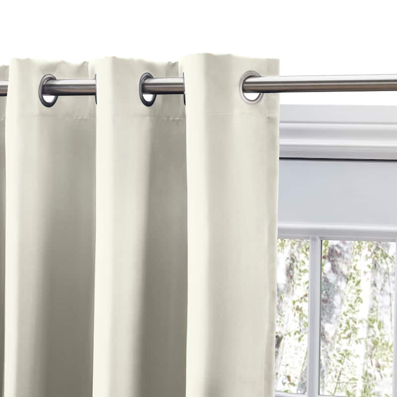 Ultimate Blackout Gorgeous Grommet Tie Up Curtain Panel