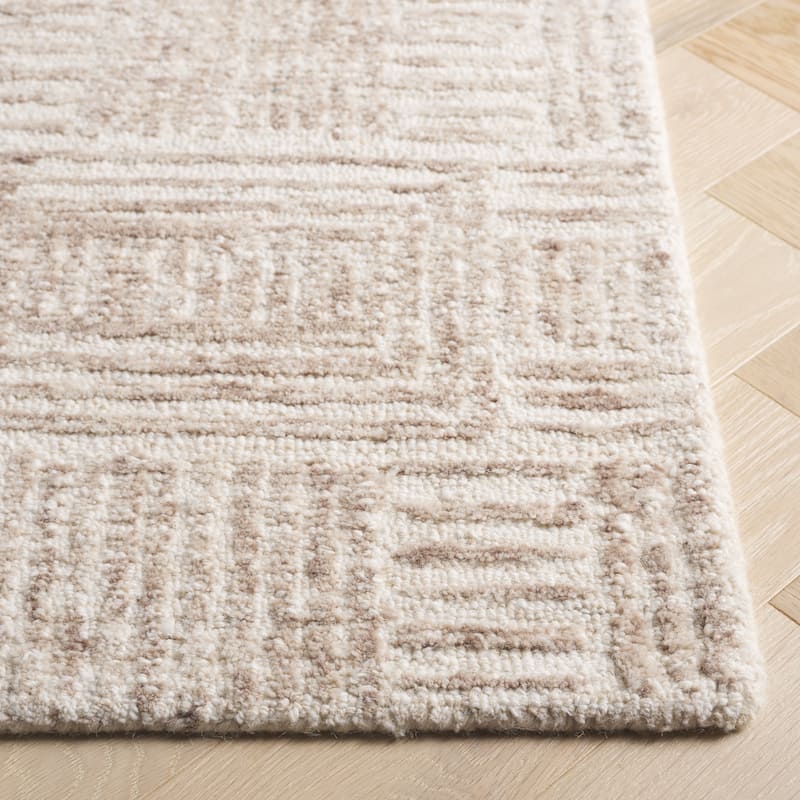 SAFAVIEH Handmade Ebony Daniella Modern & Contemporary Wool Rug