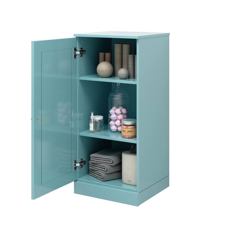 Palace Imports Solid Wood Bathroom Storage Cabinet, Raised Panel Door, Adjustable Shelves