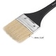 preview thumbnail 3 of 3, 2" Width Small Paint Brush Natural Bristle with Wood Handle Tool - Black