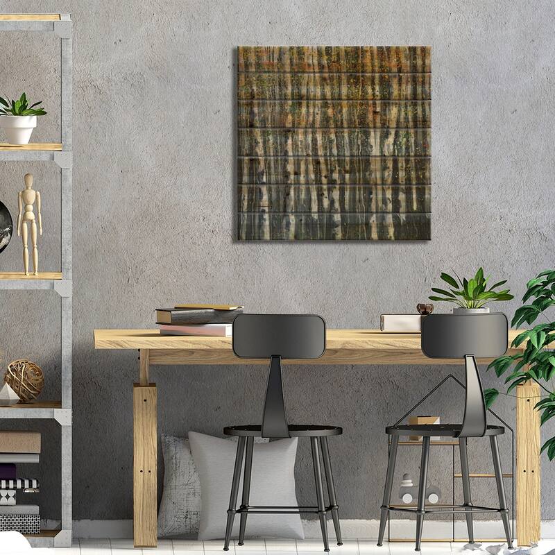 Woodland IV Print On Wood by DAG, Inc. - Multi-Color