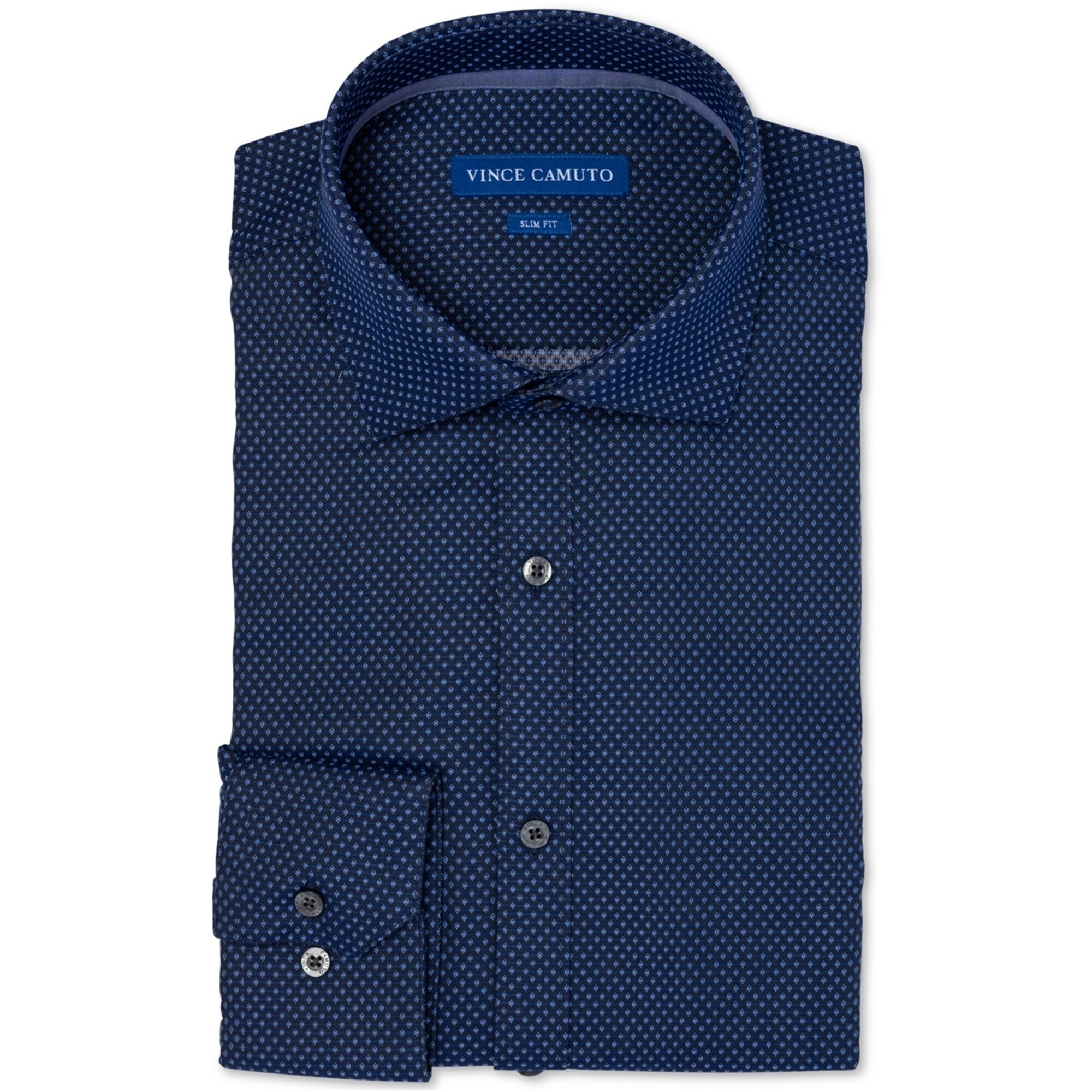vince camuto slim fit dress shirt Vince Camuto Men's Slim Fit Dress Shirt - XL 34/35