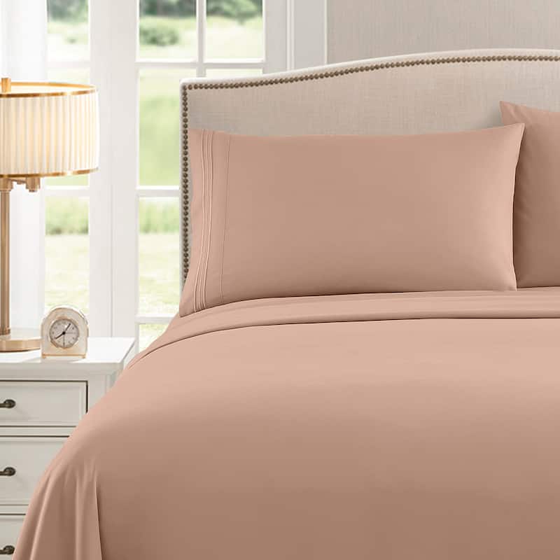 Brushed Microfiber RV Queen 4-Piece Bed Sheet Set