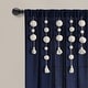 preview thumbnail 78 of 77, Lush Decor Boho Pom Pom Tassel Linen Window Curtain Panel (Single)