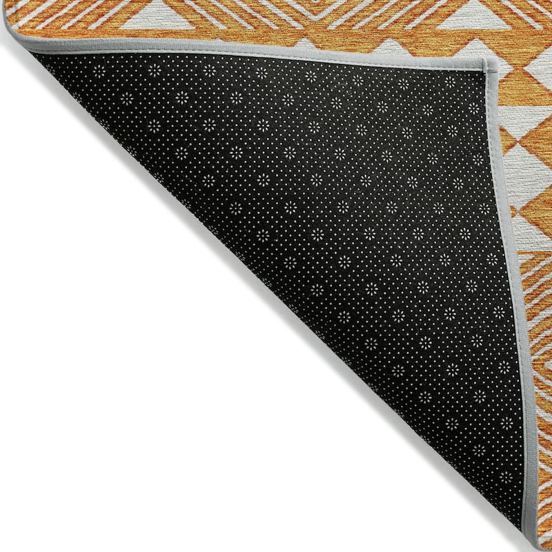 Machine Washable Indoor/ Outdoor Chantille Moroccan Boho Rug