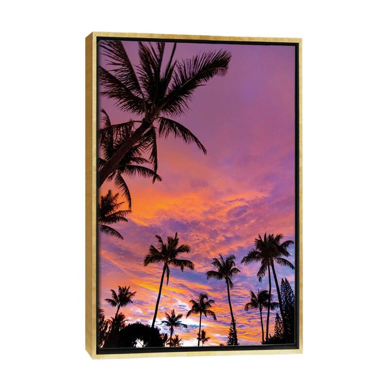 iCanvas "Pink Cloud Sunrise" by Sean Davey Framed - Gold - 26x40