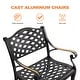 preview thumbnail 9 of 25, Nuu Garden Outdoor 2-Person Cast Aluminum Bistro Set with Cushions
