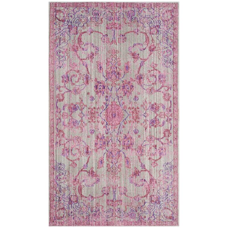 SAFAVIEH Valencia Chryssa Distressed Vintage Boho Oriental Polyester Rug