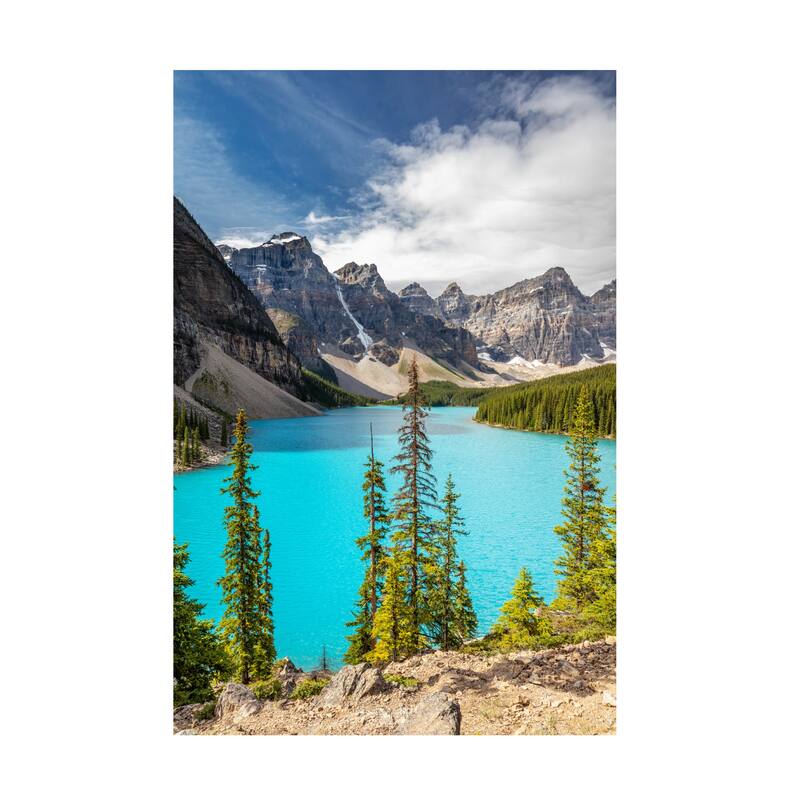 Pierre Leclerc 'Moraine Lake Blue' Canvas Art