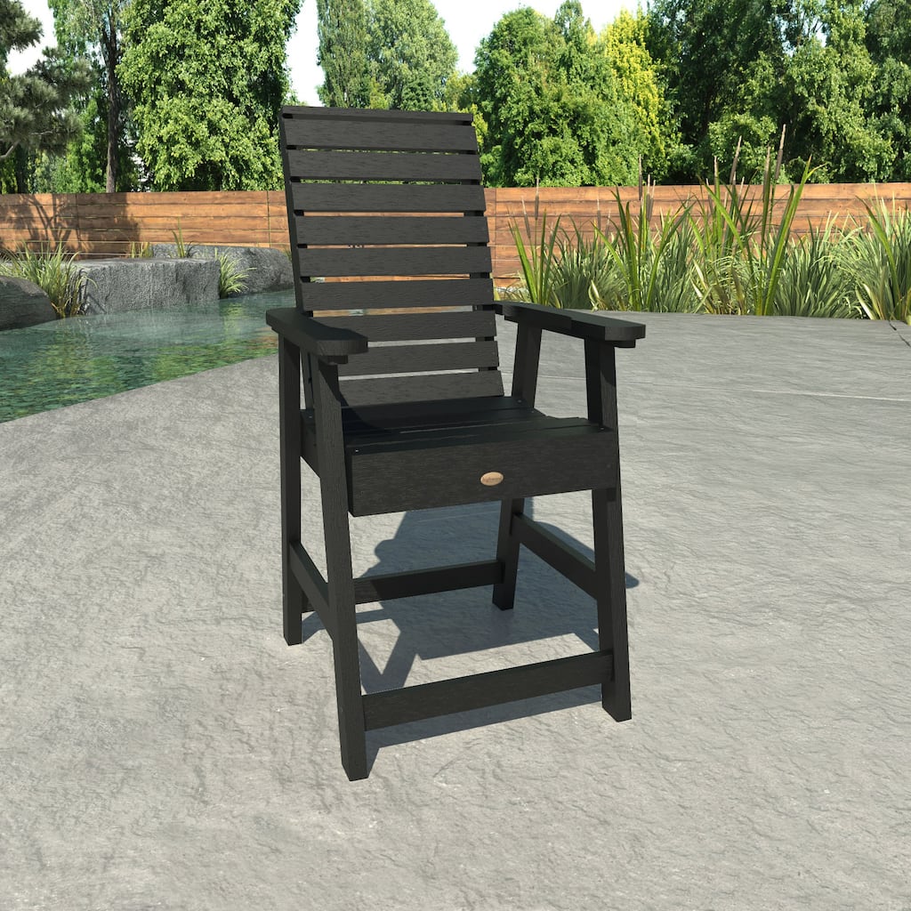 HIGHWOOD Weatherly Eco-friendly Outdoor Counter-Height Armchair