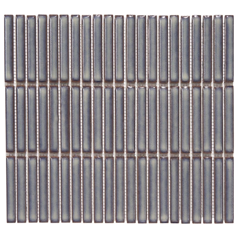 Villagio Stacked Brick Porcelain Mosaic Tile - 5 Sheets (4.60 sf) - Grey