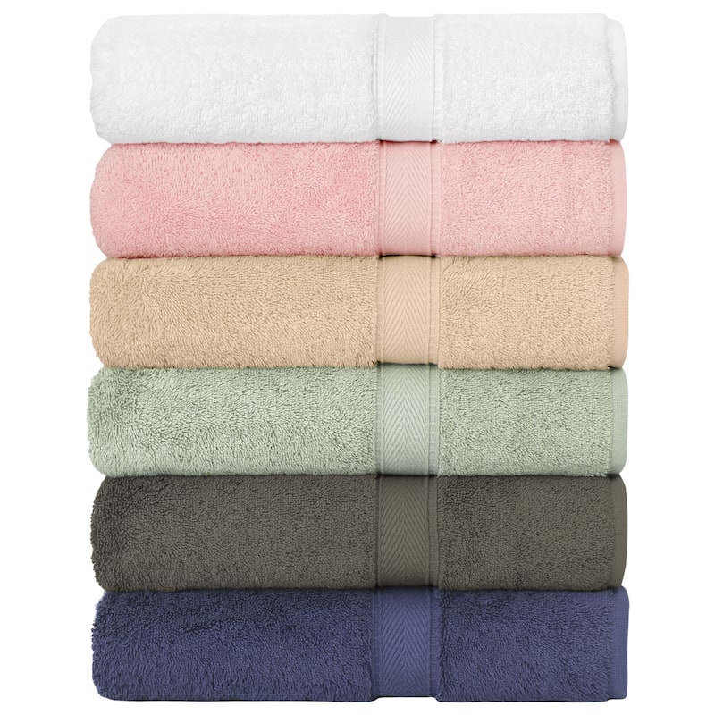 Authentic Hotel and Spa Turkish Cotton Bath Towels (Set of 2)