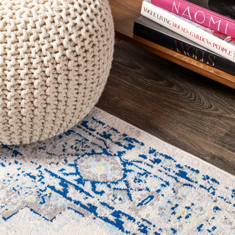 JONATHAN Y Boho Cottage Medallion Area Rug