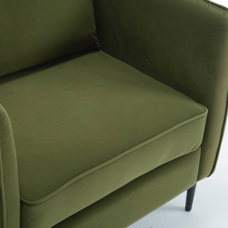 Accent Chair for Living Room, =Comfy Single Sofa Chair Mid-Century Modern Armchair
