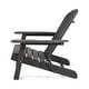preview thumbnail 10 of 54, Hanlee Acacia Wood Folding Adirondack Chair by Christopher Knight Home - 29.50" W x 35.75" D x 34.25" H