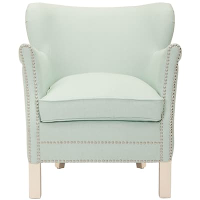 SAFAVIEH Posh Robins Egg Blue Arm Chair. - 26.6" x 28.9" x 29.3"