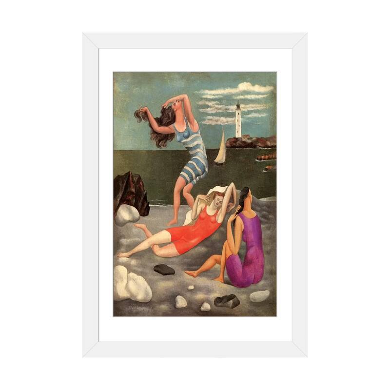 iCanvas "The Bathers" by Pablo Picasso - White - 24x16x1