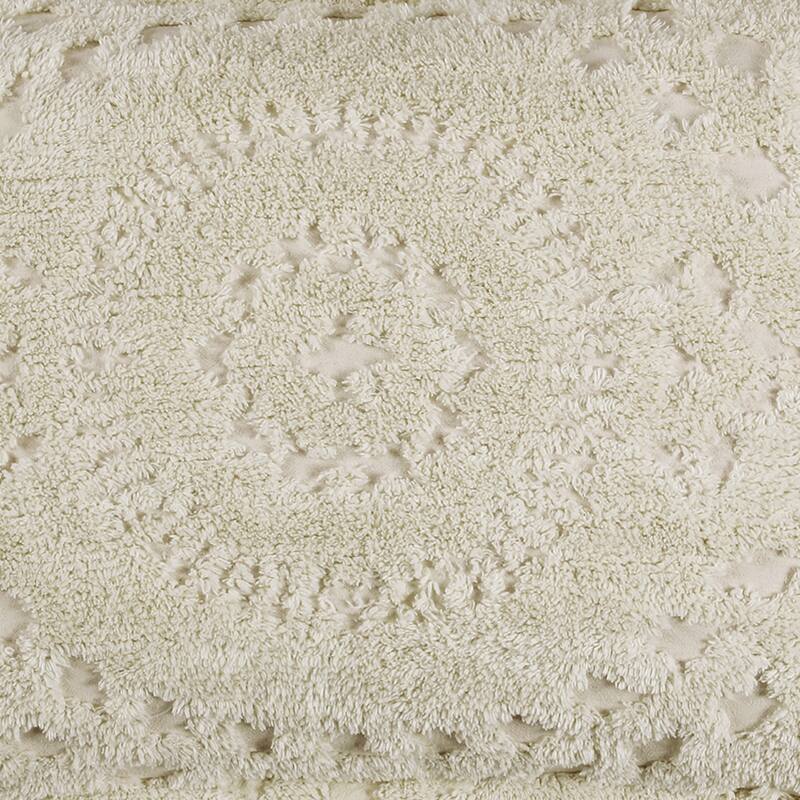Better Trends Chenille Bedspread Set 100% Cotton Lightweight Soft Floral Bedding Design Tufted Coverlet Washable Rio Collection