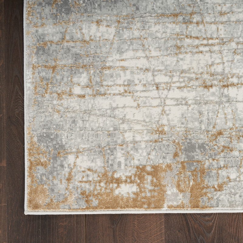 Nourison Home Texture Indoor only Cream / Ivory Abstract Area Rug