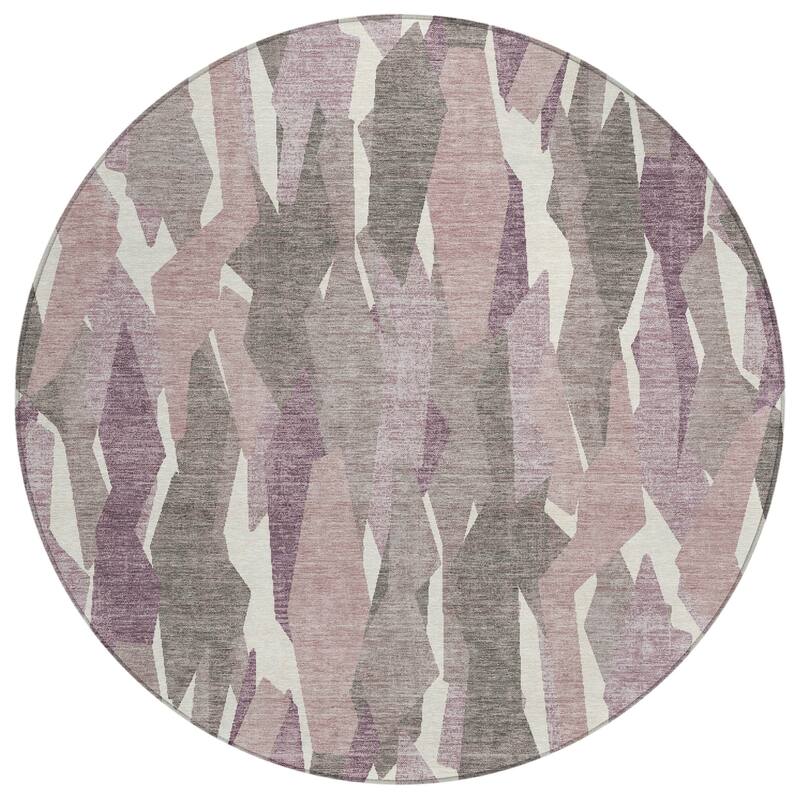 Machine Washable Indoor/ Outdoor Contemporary Dylan Chantille Rug