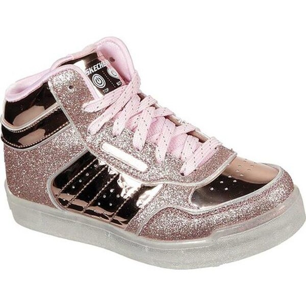 Gold light up sketchers top