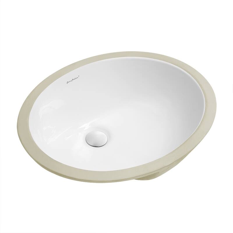 Monaco 18" Oval Under-Mount Bathroom Sink