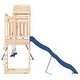 preview thumbnail 14 of 16, vidaXL Swing Set Outdoor Backyard Wooden Playground Equipment for Kids Age 3-8